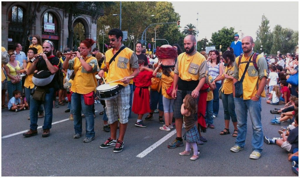 Fiestas de la mercé. Barcelona. Gegants del Clot