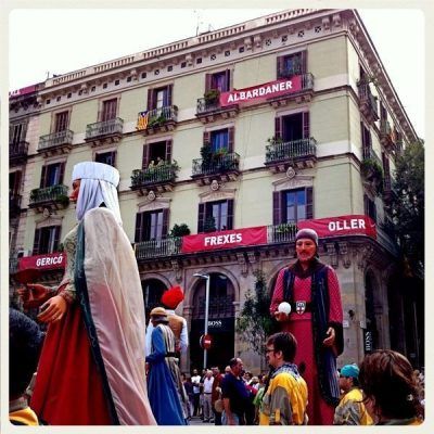 Fiestas de la mercé. Barcelona. Gegants del Clot