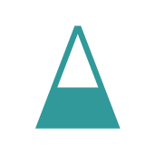 Icono de montaña del logo de La Ecocosmopolita para la gestión de proyectos de sostenibilidad de Yve Ramírez"